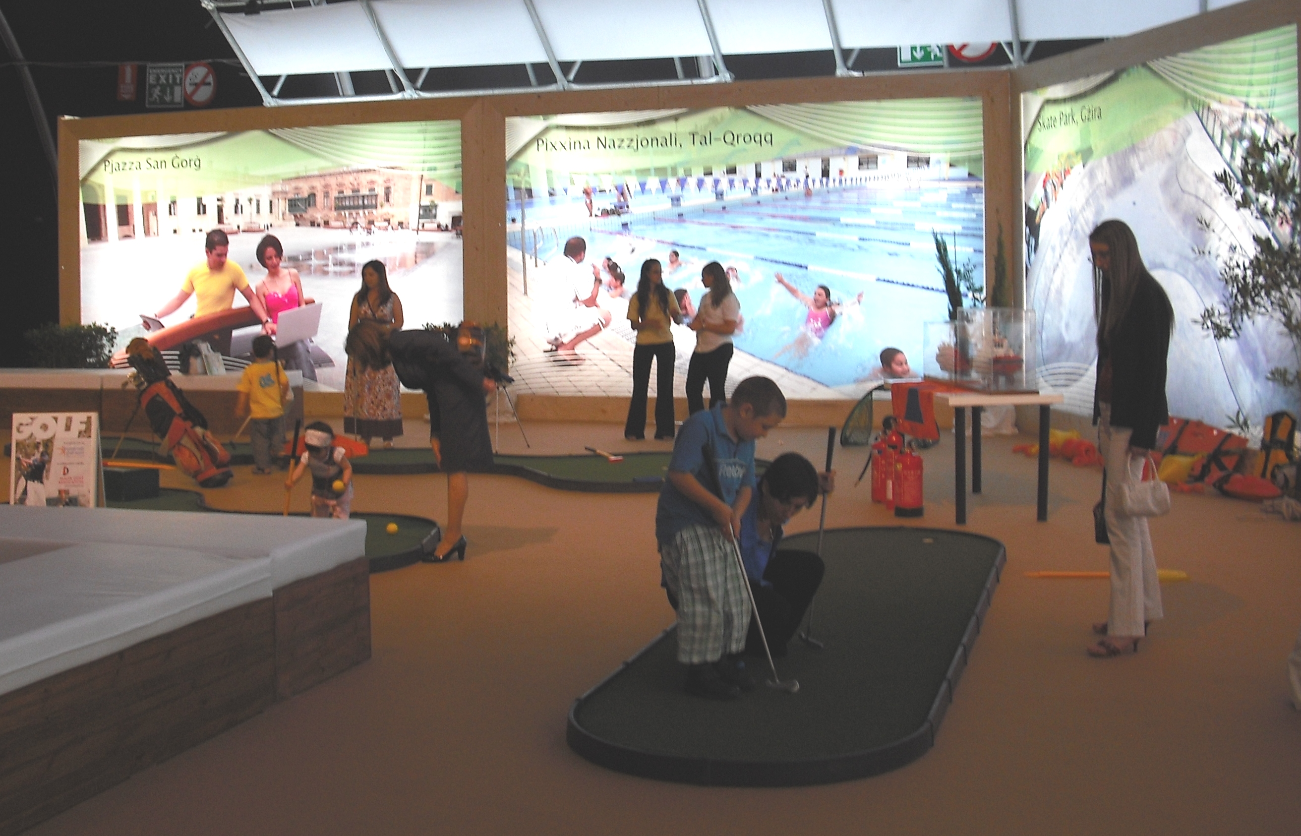 GOLF PART OF THE 2010 MALTA TRADE FAIR